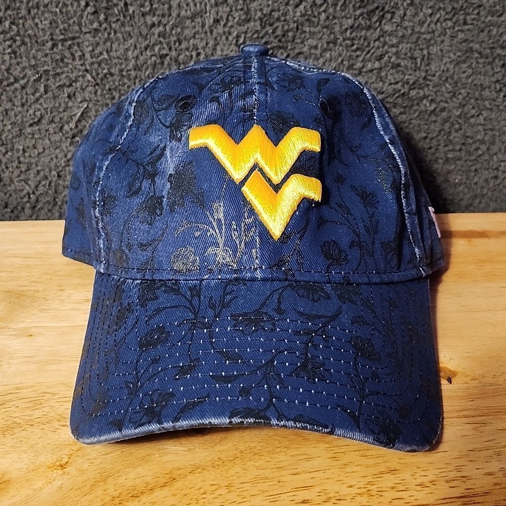 New Era WOMEN'S West Virginia Mountaineers Denim Sliderback Hat - New